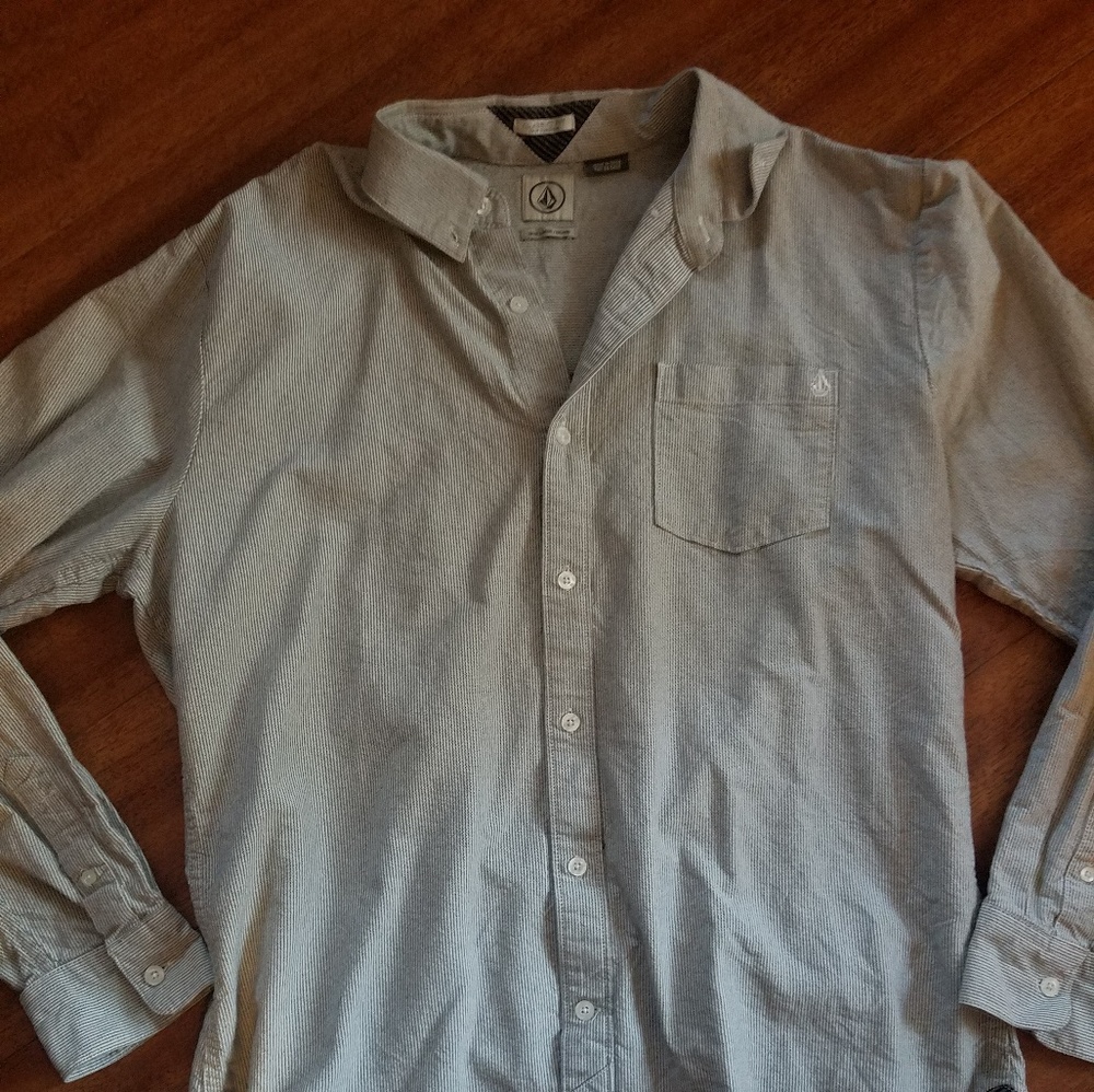 Volcom Long Sleeve Button Down Shirt